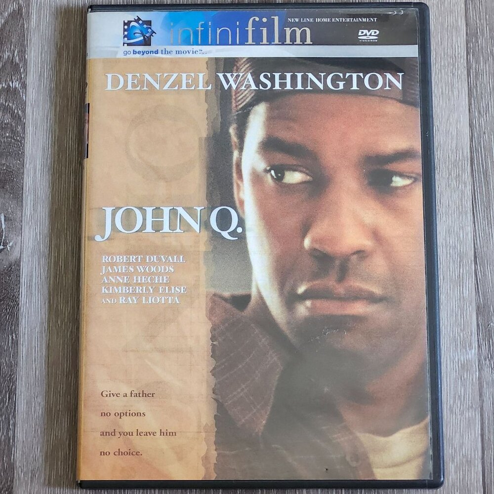 John Q DVD 2002 New Line Cinema Denzel Washington